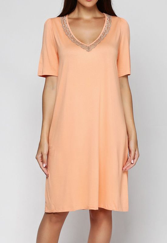 020-31 Женская ночная сорочка (оранжевый)