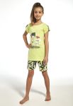 244-19 Піжама для дівчаток підлітків 62 Girl (зелений/сірий) 244-19 Піжама для дівчаток підлітків 62 Girl (зелений/сірий)