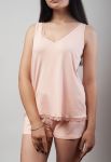 010-20 Женский пижамный комплект (светло-персиковый)