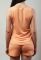 010-28 Жіночий піжамний комплект (помаранчевий)