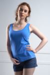 0100 Майка жіноча (блакитний)
