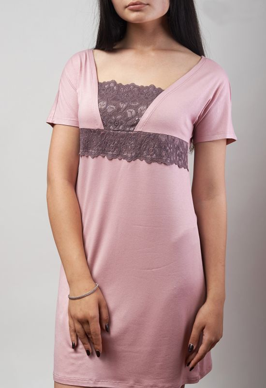 020-22 Женская ночная Рубашка (розовый)