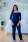 0259 Піжама жіноча (синій)
