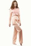 0311 Женский пижамный комплект (розовый)