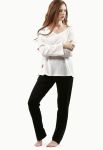 0345 Женский пижамный комплект (белый)