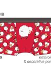 047-18 Merry Christmas Чоловічі шорти 39 Lamb (червоний)