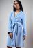 0504 Жіночий халат (блакитний)