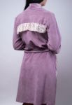 0504 Женский халат (сиреневый)