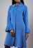 0509 Женский халат (голубой)