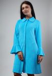 0509 Женский халат (светло-голубой)