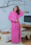 0513 Женский халат (малиновый)