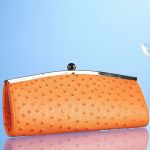 Клатч у формі baguette 0802 (персиковий)