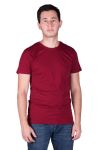 12-1338 Футболка мужская (бордовый)