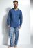 122-18 Чоловіча піжама 117 William (джинсовий/темно-синій)