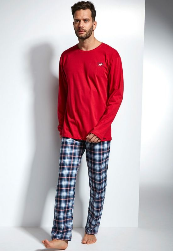 124-18 Мужская пижама 116 Alaska 2 (красный/синий)