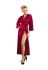 130 халат сатиновый DKaren (бордовый)