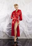 130 халат сатиновый DKaren (красный)