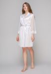 191 халат шелк Serenade (белый)