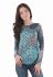 BL 217 Блузка жіноча (бірюзовий)