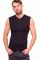 21-1202 Безрукавка мужская V (черный)