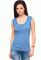 21-2215 Безрукавка жіноча (синій/сірий)