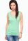21-2215 Безрукавка женская (зеленый/белый)