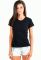 21-2302 Футболка жіноча О (чорний)
