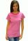 21-2342 Футболка жіноча смужка (рожевий/білий)
