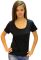 21-2368 Футболка жіноча O (чорний)