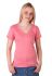 21-2369 Футболка женская V (коралловый)