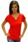 21-2383 Футболка жіноча Крапля (червоний)