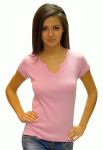 21-2383 Футболка жіноча Крапля (рожевий)