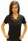 21-2386 Футболка женская манол (черный)