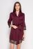 211 халат шовк Serenade (бордовий)