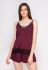 213 Піжама шовк Serenade (бордовий)