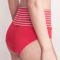 23254 Жіночі трусики купальні (червоний)