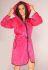 313 Женский халат (малиновый)
