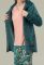 31528 Жіночий халат (зелений)