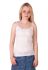 32-2104 Майка узкая бочки (белый)