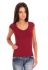 41-2323 Футболка жіноча (бордовий)