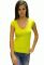 41-2323 Футболка женская (горчичный/салатовый)