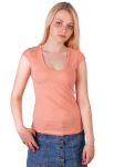 41-2323 Футболка жіноча (персиковий)