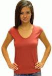 41-2323 Футболка жіноча (теракотовий)