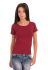 41-2347 Футболка женская (бордовый)