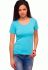 41-2347 Футболка жіноча (блакитний)