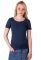 41-2347 Футболка жіноча (темно-синій)
