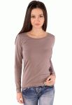 41-2348 Футболка жіноча довгий рукав (темно-сірий)