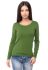 41-2348 Футболка жіноча довгий рукав (оливковий)