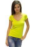 41-2396 Футболка жіноча серце (гірчичний/салатовий)