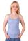 43-2104 Майка узкая бочки (голубой)